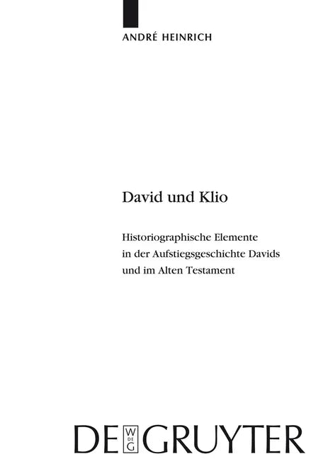David und Klio - stevensbooks