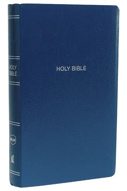 NKJV, Gift and Award Bible, Leather-Look, Blue, Red Letter Edition - Ingram