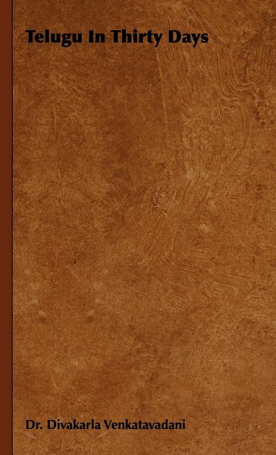 Telugu in Thirty Days - Ingram