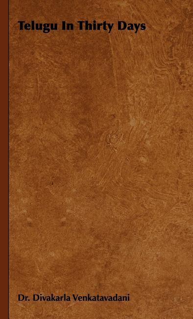 Telugu in Thirty Days - stevensbooks