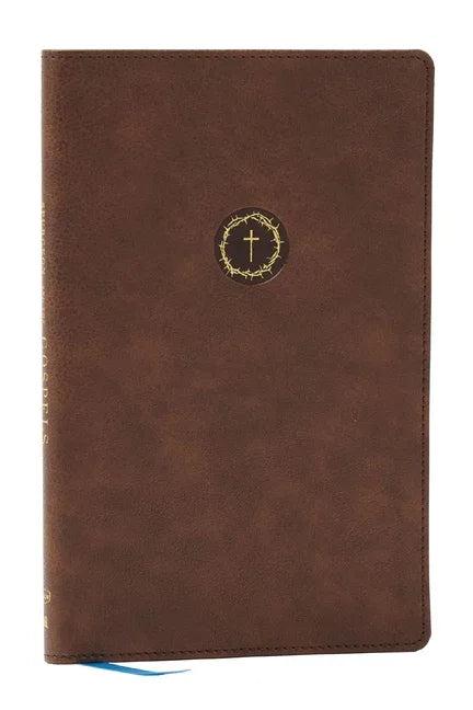 Spurgeon and the Gospels: The Gospels with Devotions from Charles Spurgeon (Nkjv, Brown Leathersoft, Comfort Print) - stevensbooks