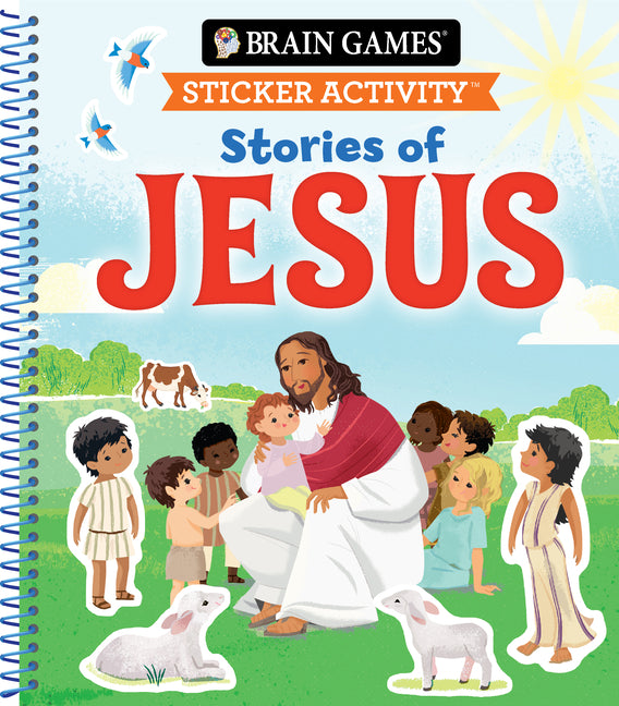 Brain Games - Sticker Activity: Stories of Jesus (for Kids Ages 3-6) - Ingram