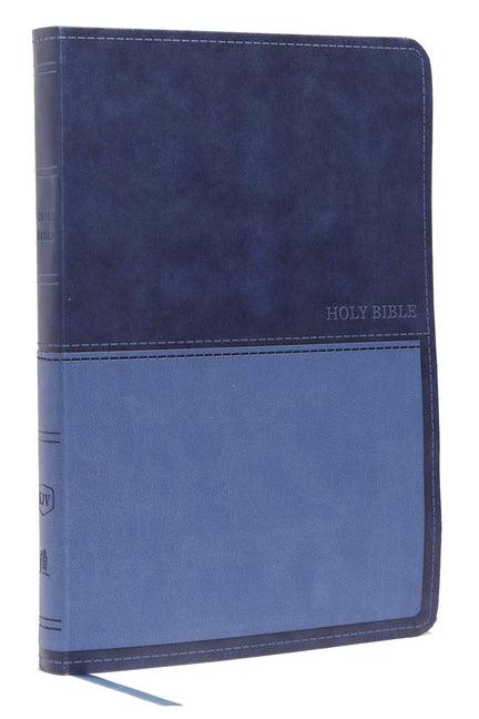 Kjv, Value Thinline Bible, Large Print, Leathersoft, Blue, Red Letter Edition, Comfort Print - stevensbooks