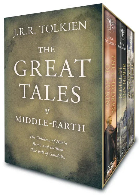 Great Tales of Middle-Earth Box Set: The Children of Húrin, Beren and Lúthien, and the Fall of Gondolin - stevensbooks