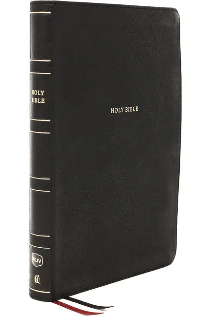 Nkjv, Reference Bible, Center-Column Giant Print, Leathersoft, Black, Red Letter Edition, Thumb Indexed, Comfort Print: Holy Bible, New King James Ver - stevensbooks