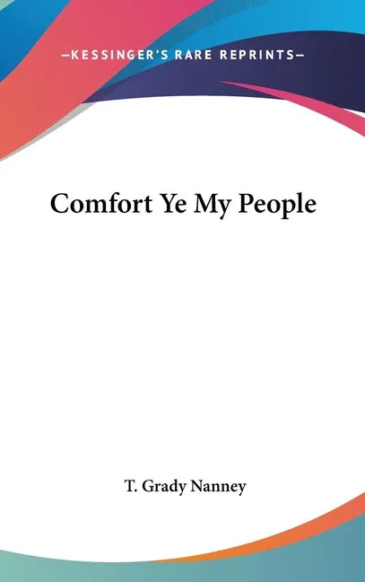 Comfort Ye My People - stevensbooks