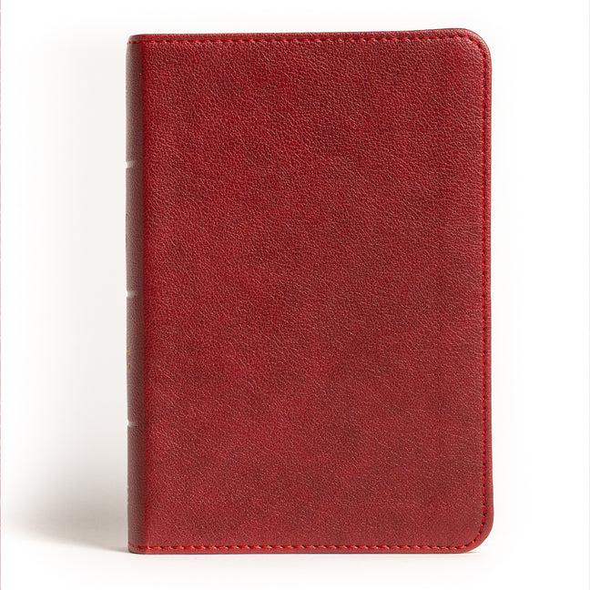 NASB Large Print Compact Reference Bible, Burgundy Leathertouch - Ingram