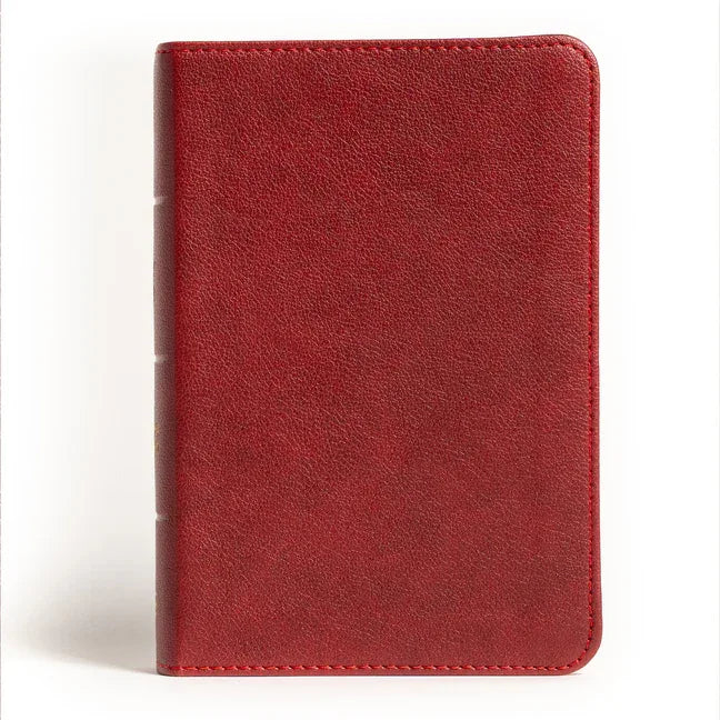 NASB Large Print Compact Reference Bible, Burgundy Leathertouch - stevensbooks