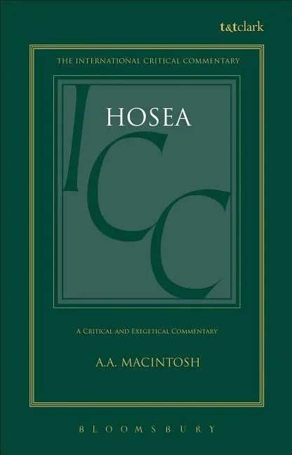Hosea (ICC) - stevensbooks
