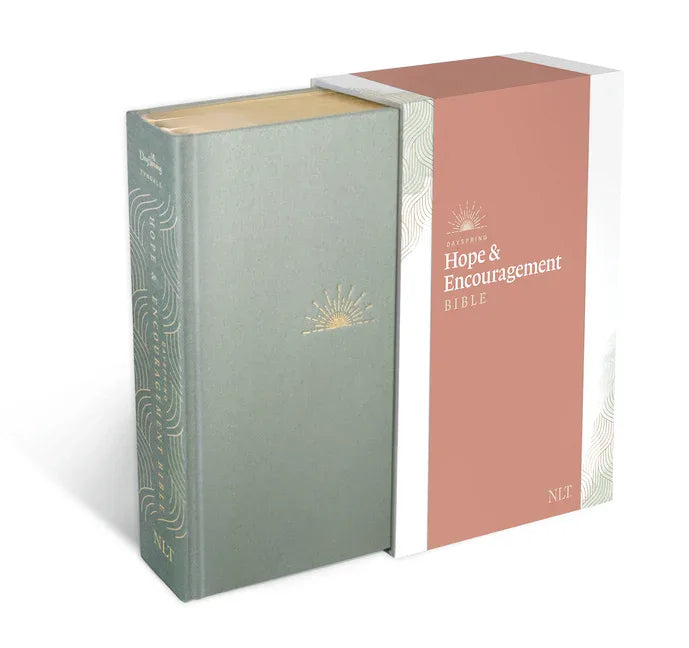 NLT Dayspring Hope & Encouragement Bible (Hardcover Deluxe, Seafoam Green) - stevensbooks