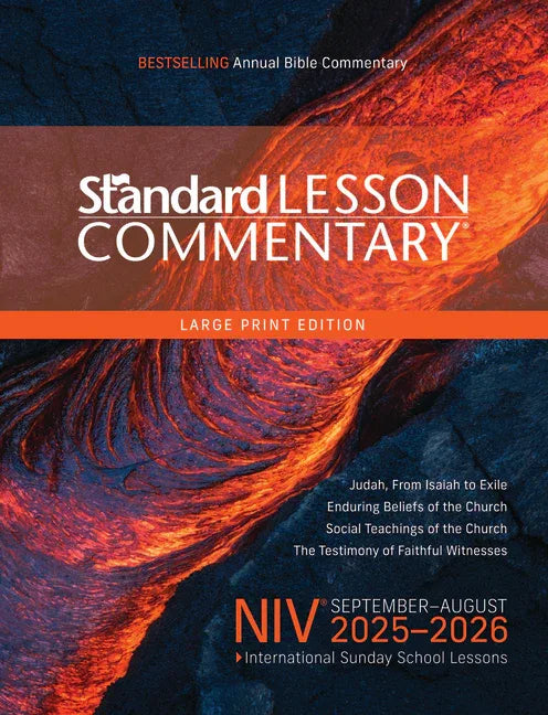 Niv(r) Standard Lesson Commentary(r) Large Print Edition 2025-2026 - stevensbooks
