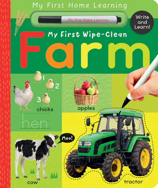 My First Wipe-Clean Farm: Write and Learn! - stevensbooks