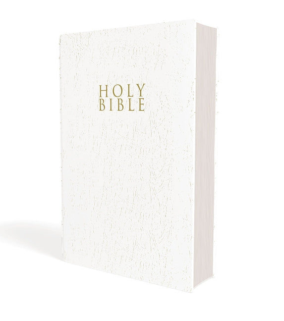 Niv, Gift and Award Bible, Leather-Look, White, Red Letter Edition, Comfort Print - Ingram