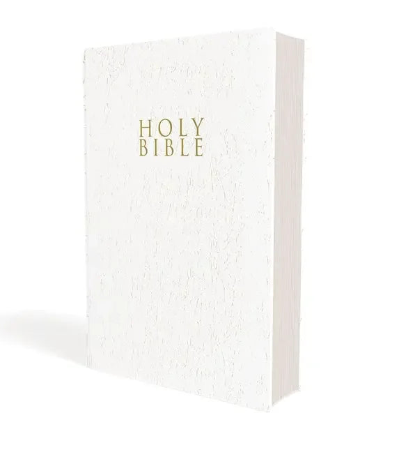 Niv, Gift and Award Bible, Leather-Look, White, Red Letter Edition, Comfort Print - stevensbooks