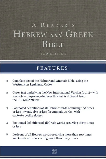 Reader's Hebrew and Greek Bible: Second Edition - stevensbooks