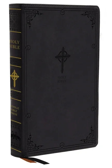 Nabre, New American Bible, Revised Edition, Catholic Bible, Large Print Edition, Leathersoft, Black, Thumb Indexed, Comfort Print: Holy Bible - stevensbooks