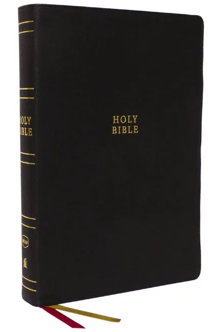 NKJV Holy Bible, Super Giant Print Reference Bible, Black Genuine Leather, 43,000 Cross References, Red Letter, Comfort Print: New King James Version - stevensbooks