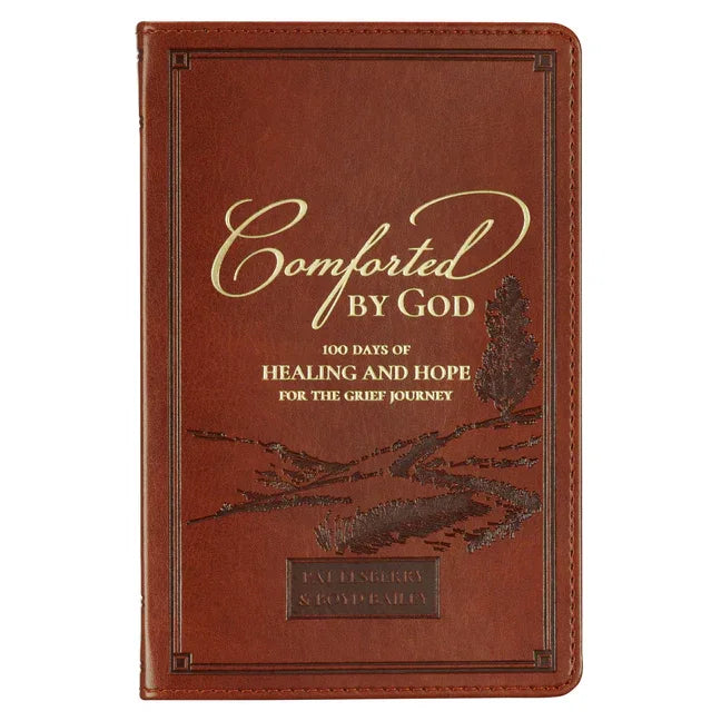 Devotional Comforted by God Faux Leather - stevensbooks