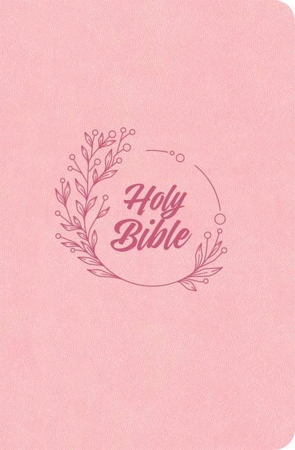 KJV Compact Bible, Value Edition, Soft Pink Leathertouch - stevensbooks