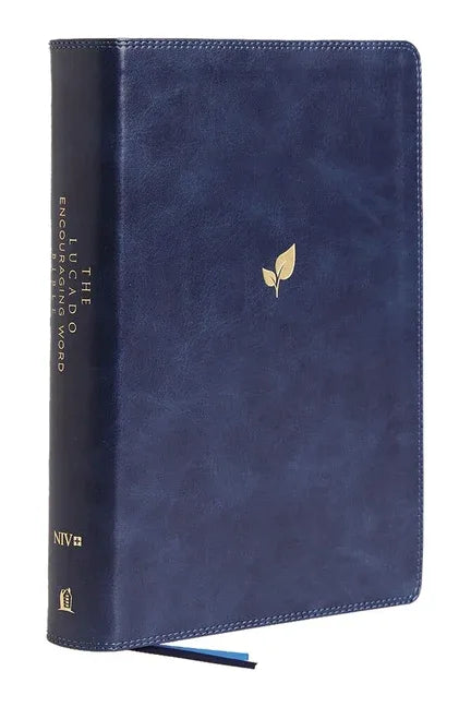 Niv, Lucado Encouraging Word Bible, Blue, Leathersoft, Thumb Indexed, Comfort Print: Holy Bible, New International Version - stevensbooks