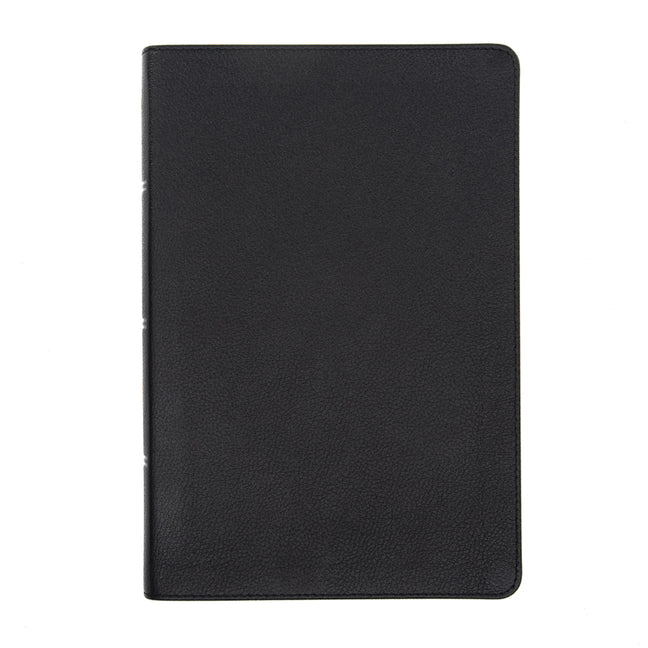 NASB Giant Print Reference Bible, Black Genuine Leather, Indexed - Ingram
