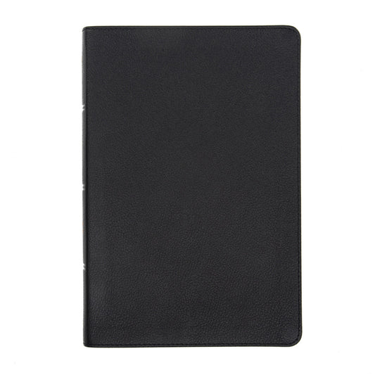 NASB Giant Print Reference Bible, Black Genuine Leather, Indexed - Ingram