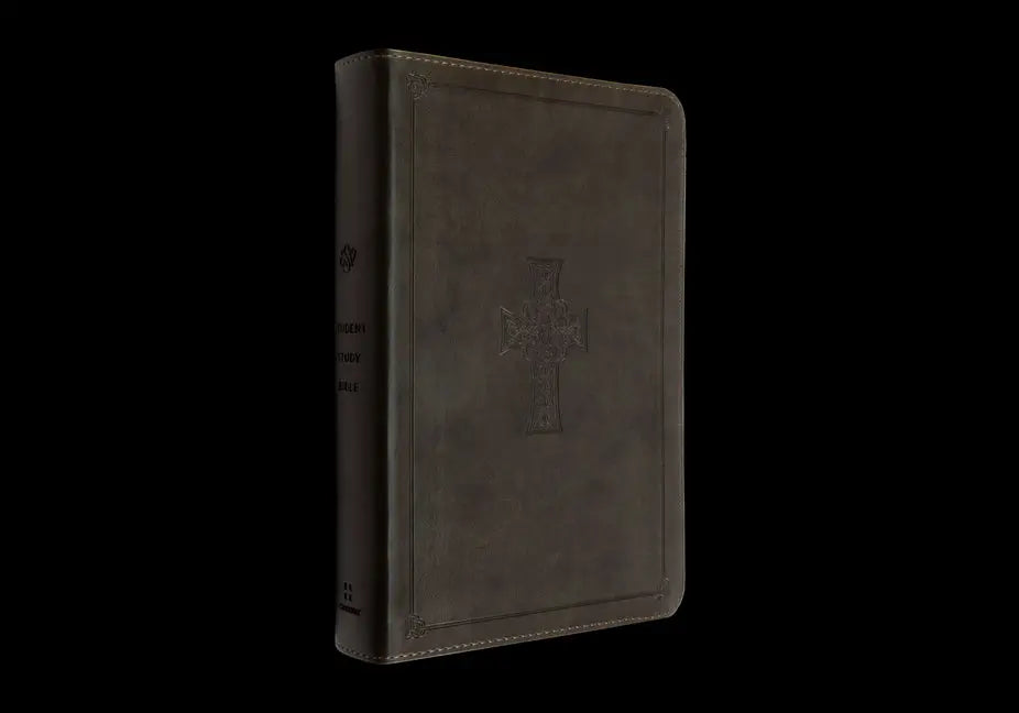 ESV Student Study Bible (Trutone, Olive, Celtic Cross Design) - Ingram