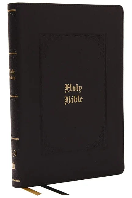 KJV Holy Bible: Giant Print Thinline Bible, Black Leathersoft, Red Letter, Comfort Print: King James Version (Vintage Series) - stevensbooks