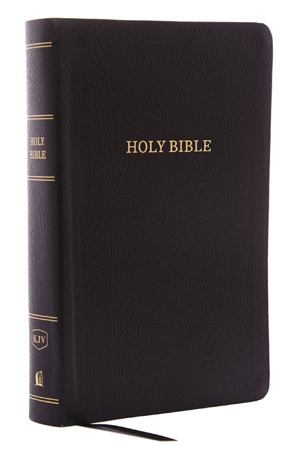KJV, Reference Bible, Personal Size Giant Print, Bonded Leather, Black, Red Letter Edition - Ingram