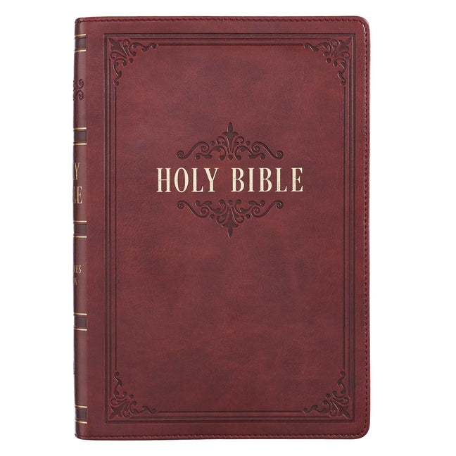 KJV Bible Giant Print Full Size Burgundy - Ingram