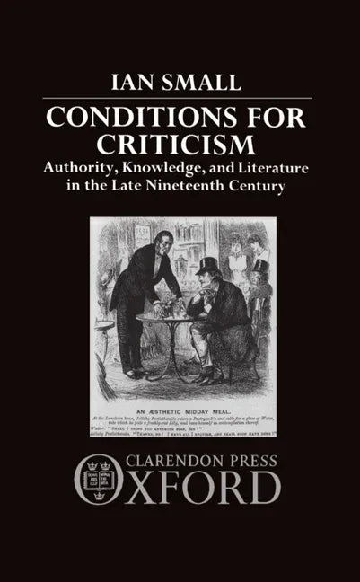 Conditions for Criticism - stevensbooks