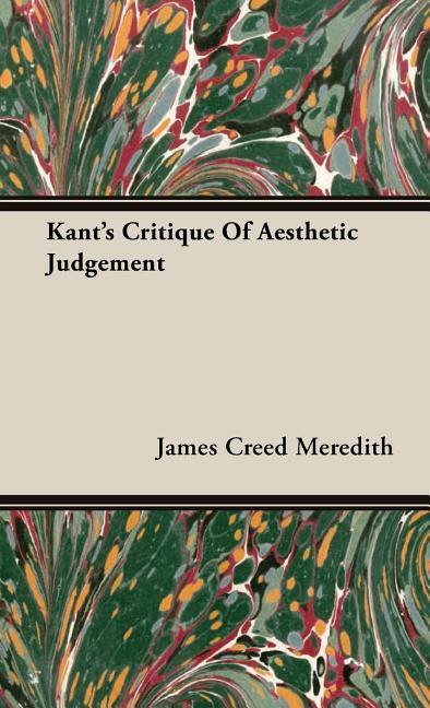 Kant's Critique Of Aesthetic Judgement - stevensbooks