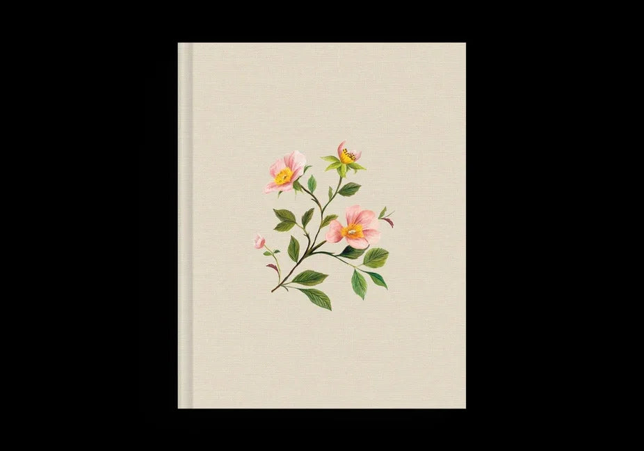 ESV Single Column Journaling Bible (Cloth Over Board, Rosehip Design) - stevensbooks