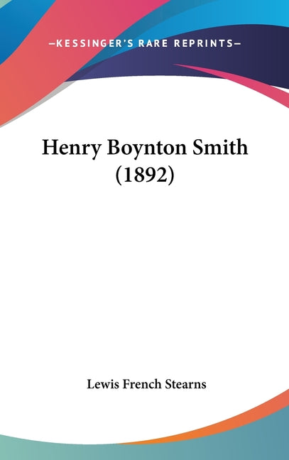 Henry Boynton Smith (1892) - Ingram