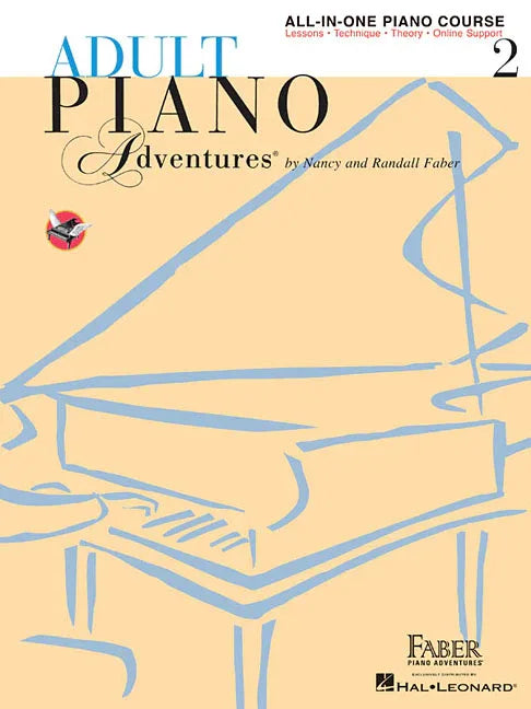 Adult Piano Adventures All-In-One Piano Course Book 2 Book/Online Audio - stevensbooks