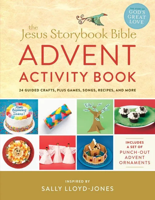 Jesus Storybook Bible Advent Activity Book: 24 Guided Crafts, Plus Games, Songs, Recipes, and More - stevensbooks