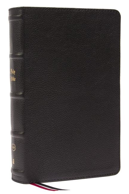KJV Holy Bible: Large Print Single-Column with 43,000 End-Of-Verse Cross References, Black Genuine Leather, Personal Size, Red Letter, (Thumb Indexed) - stevensbooks