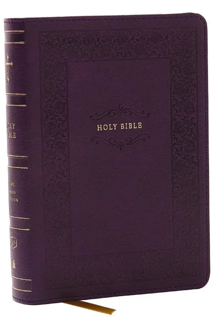 KJV Holy Bible: Compact with 43,000 Cross References, Purple Leathersoft, Red Letter, Comfort Print: King James Version - stevensbooks