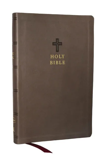 KJV Holy Bible: Value Ultra Thinline, Charcoal Leathersoft, Red Letter, Comfort Print: King James Version - stevensbooks