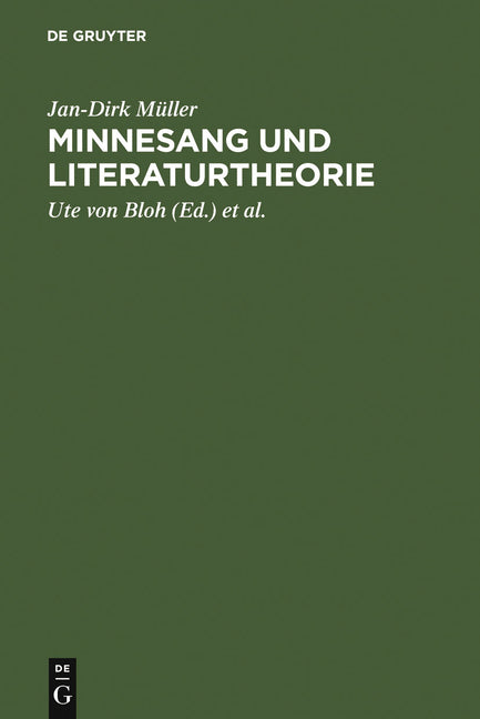 Minnesang und Literaturtheorie (Reprint 2010) - Ingram