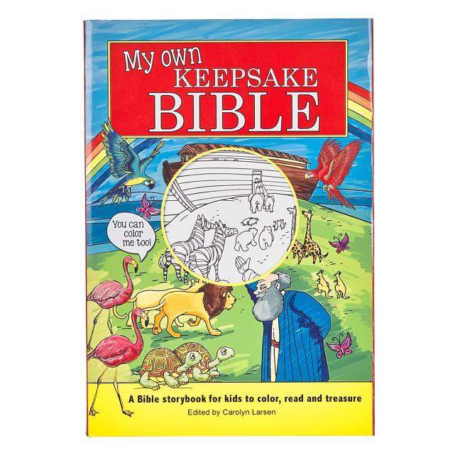 My Own Keepsake Bible: A Kids Bible Storybook to Color - stevensbooks