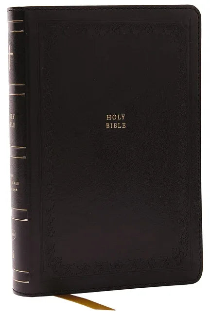 NKJV Compact Paragraph-Style Bible W/ 43,000 Cross References, Black Leathersoft, Red Letter, Comfort Print: Holy Bible, New King James Version: Holy - stevensbooks
