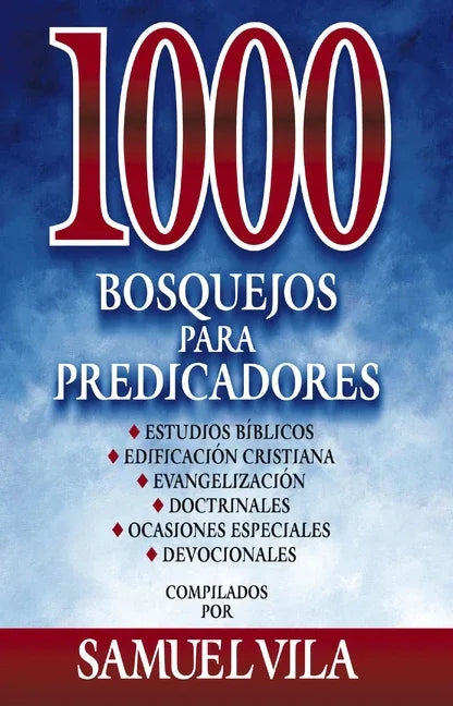 1000 bosquejos para predicadores Hardcover 1000 Sermon Outlines for Preachers - stevensbooks