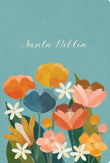 Rvr 1960 Biblia Letra Grande Tamaño Manual Edición Especial, Aqua, Símil Piel - stevensbooks