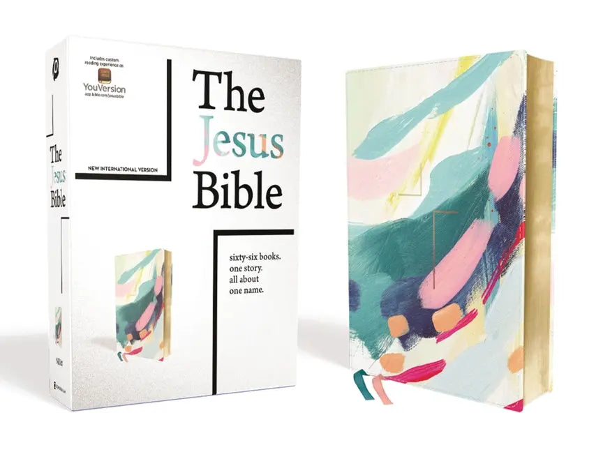 Jesus Bible, NIV Edition, Leathersoft, Multi-Color/Teal, Comfort Print - Ingram