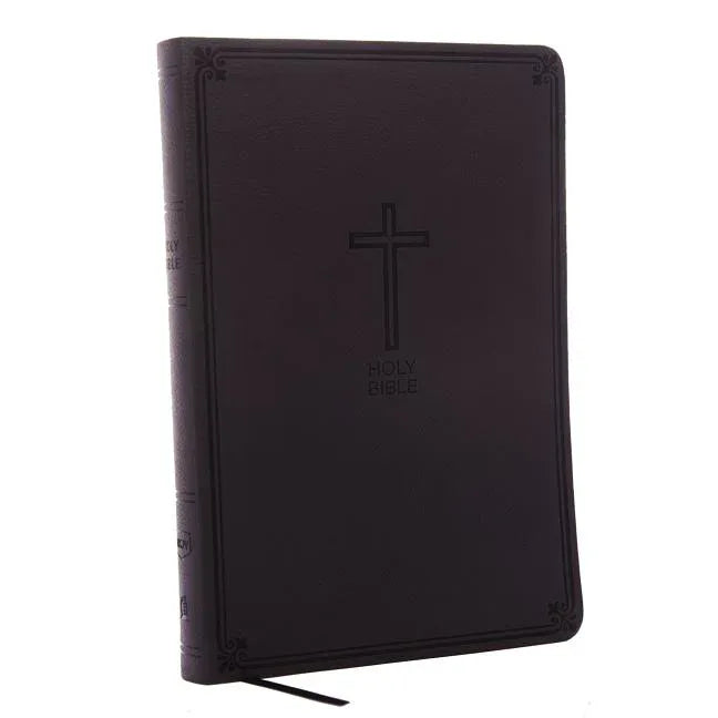 NKJV, Value Thinline Bible, Large Print, Imitation Leather, Black, Red Letter Edition - stevensbooks