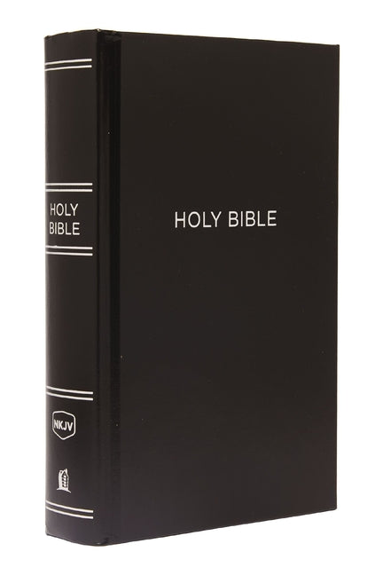 NKJV, Pew Bible, Large Print, Hardcover, Black, Red Letter Edition - Ingram