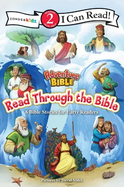 Adventure Bible Read Through the Bible: 8 Bible Stories for Early Readers (Level 2 I Can Read) - stevensbooks