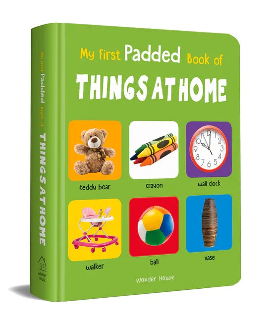 My First Padded Book of Things at Home: Early Learning Padded Board Books for Children - stevensbooks