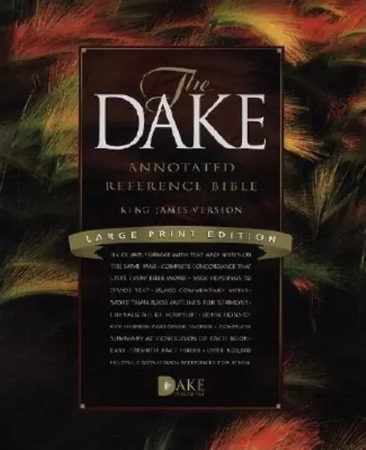 Dake Annotated Reference Bible-KJV-Large Print - stevensbooks